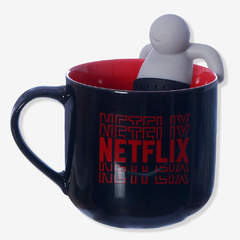 Caneca com infusor Netflix