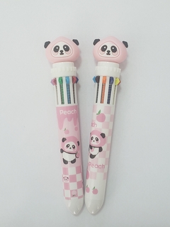 Caneta 10 cores Panda - comprar online