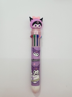 Caneta 10 cores Turma da Hello Kitty - Mini Diva