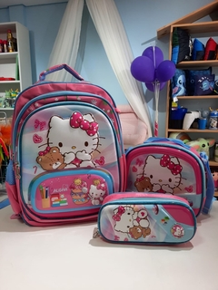 Kit Mochila hello Kitty