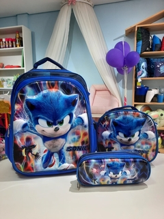 Kit Mochila Sonic