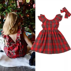 Vestido Natal com faixa