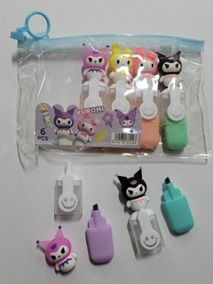 Caneta marca textos kit Turma da Hello Kitty