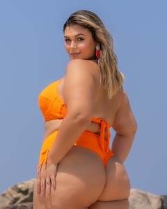 BIQUINI NORONHA - LARANJA - D' VINA PLUS SIZE