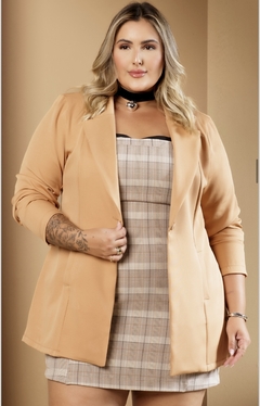 BLAZER ALFAIATARIA CLARITA - CARAMELO - comprar online