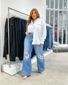 CALÇA JEANS WIDE LEG VAM