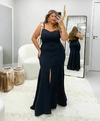 VESTIDO LONGO FENDA LEILA