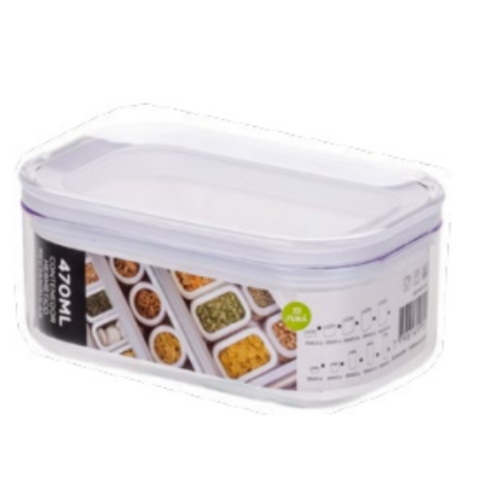 Frasco Organizador Hermetico 470ml - 14.5x9x5.8cm