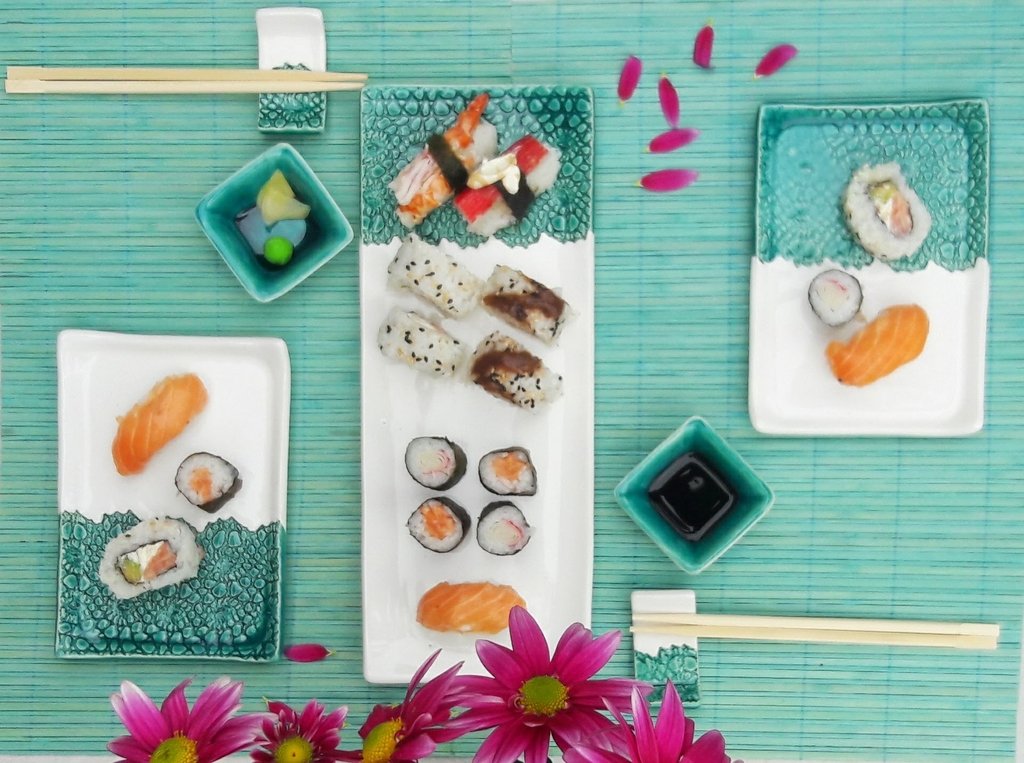 Set Completo 7 piezas para Sushi para 2 personas