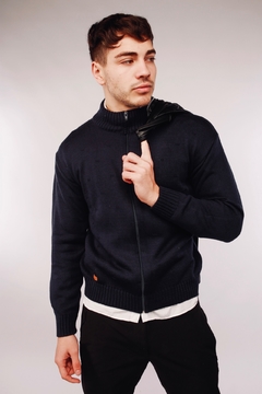 SWEATER Con Cierre-Negro