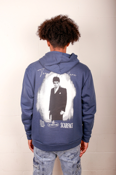 Buzo Friza SCARFACE Oversize - Azul - comprar online