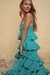 Vestido Waterfall Esmeralda - comprar online