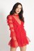 Vestido Mini Julieta Rojo - tienda online