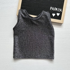 MUSCULOSA LUREX GRIS - comprar online