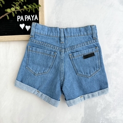 SHORT DENIM CELESTE OSCURO en internet