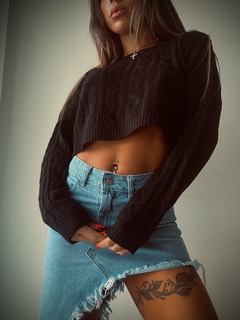 SWEATER CROP TRENDY - GINA