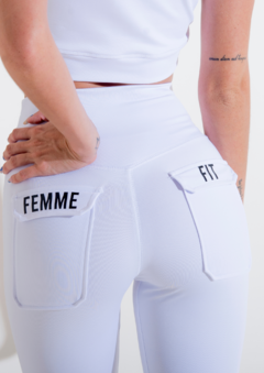 Cargo White leggings - comprar online