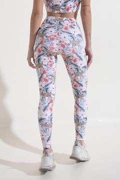 Leggings Flower Print - FemmeFit