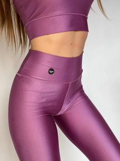 Metallic Magenta Leggings