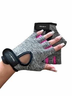 Guantes Grey Pink