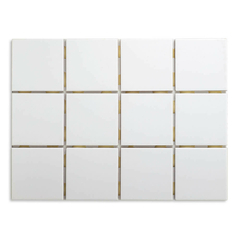 10x10 m2 - Blanca Brillante Piscina / Pileta - Revestimiento / Cerámica - comprar online