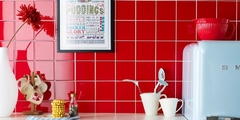 Azulejo Color Rojo 15x15 m2 - comprar online