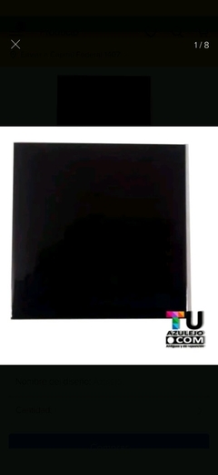 Azulejos negros 15x15