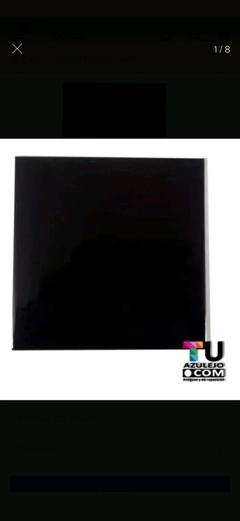 Azulejo Color Negro 15x15 m2 Pared en internet