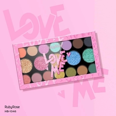 Maxi Paleta Sombras Ojos - Love Me - Ruby Rose Original 19 Tonos en internet