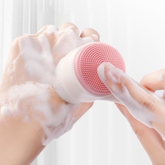 Limpiador Manual Facial Doble- Cepillo Y Silicona Exfoliante - comprar online