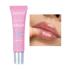 Balsamo Labial - Glossy Balm - Hidratante Ruby Rose Original- Sugar Berry