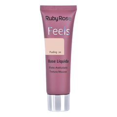 Base Maquillaje Liquida - Feels - Ruby Rose Original- Pudding 20