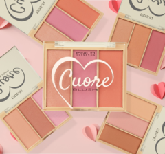 Paleta de Rubores - Cuore Blush- Pink 21 Original - Modelo 1 - Glowee Argentina - Tu Tienda Online de Maquillaje
