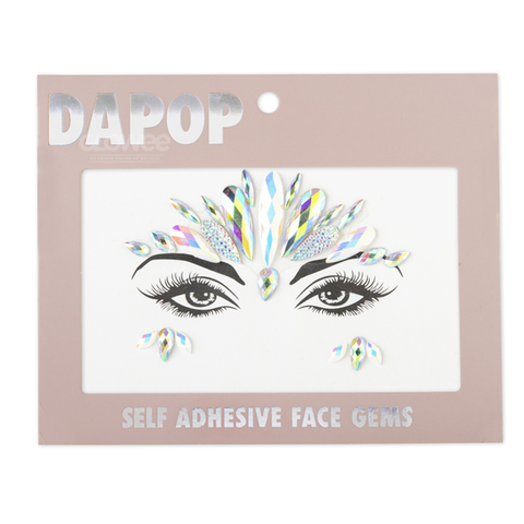 Gemas Piedras Adhesivas Rostro - Face Gems - Dapop Original - Modelo 4