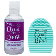 Kit Limpia Shampoo Brochas + Limpiador de Silicona - Clean My Brush