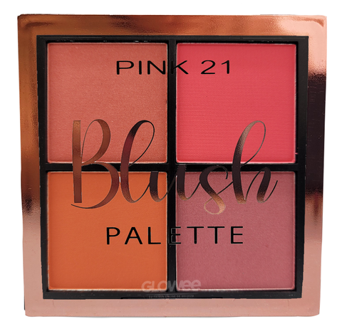Paleta de Rubores -Blush Palette - Pink 21 Original - Modelo 1