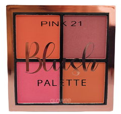 Paleta de Rubores -Blush Palette - Pink 21 Original - Modelo 2
