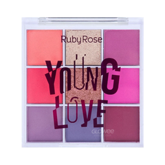 Paleta 9 Tonos Sombras Ojos - Young Love - Ruby Rose Original