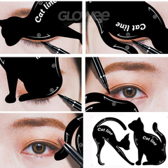 Stencil Plantilla Delineado Ojos - Cat Eyeliner- Molde Gatito - comprar online