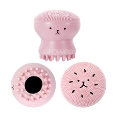 Limpiador Facial Manual - Jelly Fish Beauty Tool - Pulpito Silicona / Rosa - comprar online