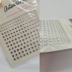 Plancha Gemas Piedras Adhesivas Rostro - Face Gems - Cristal - comprar online