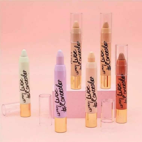 Corrector en barra Concealer Mely - 6 Colores