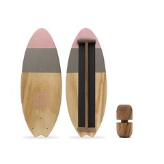 Surfbalance Pink & Gray + Roller Wood a elección