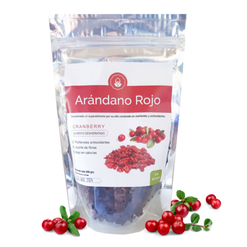 Arándano Rojo deshidratado - Snack antioxidante saludable