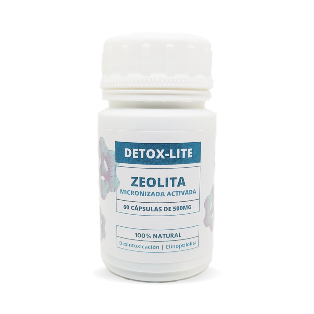0.04 oz activado por zeolita por cápsula micronizada de Clinoptilolita 96%  de pureza