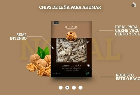 CHIPS DE NOGAL - 500gr 1 unidad