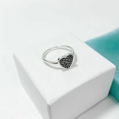 ANILLO CORAZON LYDIA EMPAVONADO - PL - comprar online