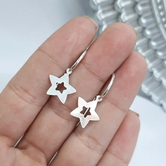 ARGOLLAS DIJE ESTRELLA CALADA 14mm - PL