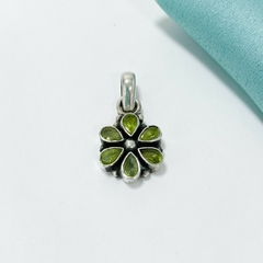 DIJE FLOR CUBIC VERDE - PL - comprar online