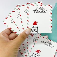 TARJETAS CON BOLSITAS PACK x8 NAVIDAD "4" - comprar online